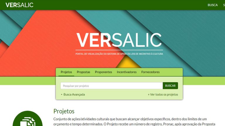 Versalic: o portal das leis de incentivo à cultura